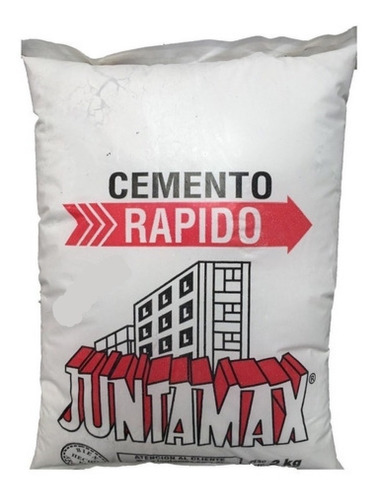 Cemento Rapido X5kg Juntamax Reparaciones Rajaduras