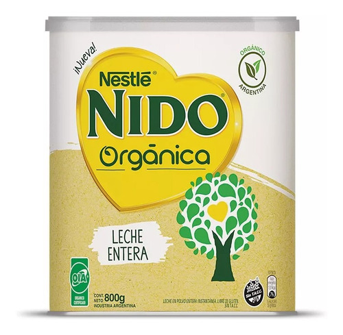 Nido® Orgánica Leche En Polvo - Lata X 800gr