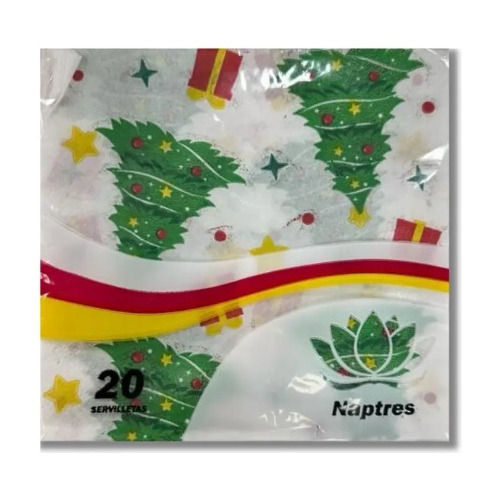 Servilleta Pino De Navidad 32 X 32 Cm Pack X 2 Un