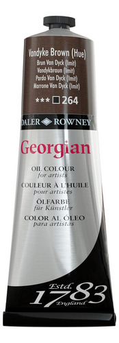 Daler-rowney Color Al Oleo Georgiano 7.6 Fl Oz Tono Marron