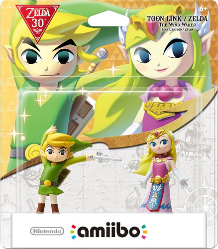 Amiibo Zelda 30th Toon Y Zelda The Wind Waker Nintendo Nfc
