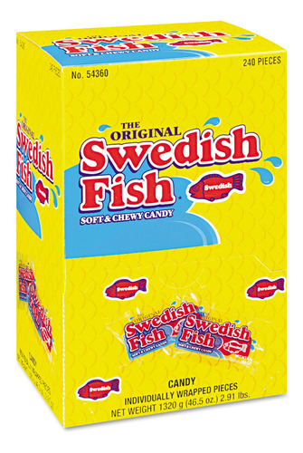 Swedish Fish  Grab-and-go Candy Snacks En Caja De Recepció.