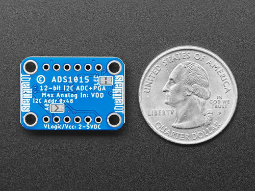 Adafruit Ads1015 12-bit Adc - 4 Channel With Programmable