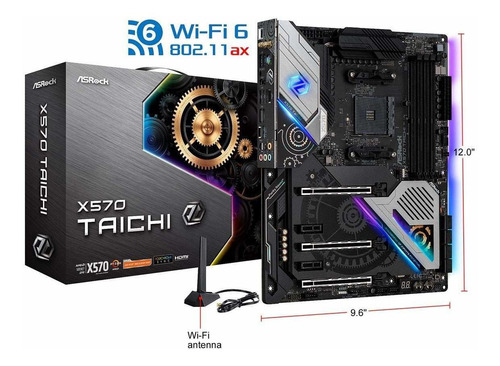 Asrock X570 Taichi Am4 Amd Premium Sata 6gb S Atx Placa Base