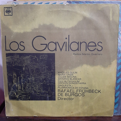 Vinilo Gulin Oran Molina Blancas Los Gavilanes Fruhbeck Es1