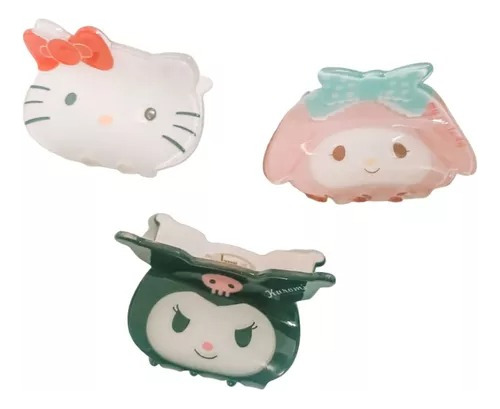 Pinza Para El Pelo Hello Kitty Kuromi My Melody Sanrio