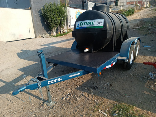 Remolque Pipa Para Agua Con Tanque 2300 Litros