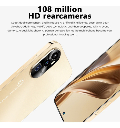 Smartphone Android Barato Reno10 Pro 7.3 16gb+1tb+tf128gb X