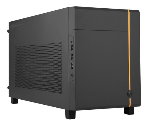 Imagen 2 de 10 de Gabinete Mini-itx Silverstone Sugo 14 Apto Fuente Atx Negro
