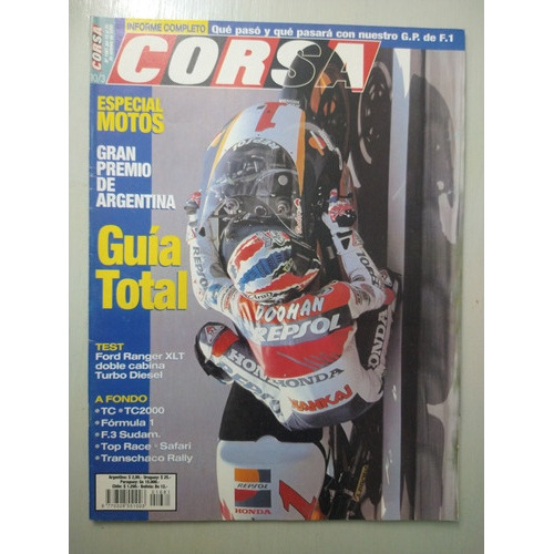 Corsa - 1998 - Especial Motos Con Guía Total Del G.p. De Arg