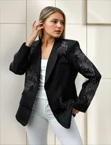 Comprar Blazer Importado Vestir Strass Brillos - Mia Mia Mujer