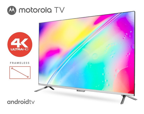 Smart Tv Motorola Android Tv 65 Uhd 4k Hdr + Comando De Voz