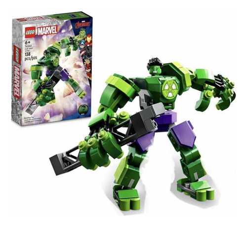 Lego Marvel 76241 Hulk Mech Armor Avenger 138 Pzas Original