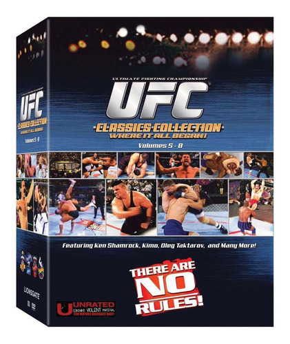 Ufc Dvd Classics Collection 2 Mma Judo Jiu Jitsu Wrestling