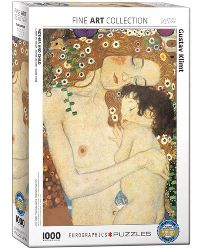 Puzzle 1000 Piezas Klimt Mother And Child  - Eurographics  