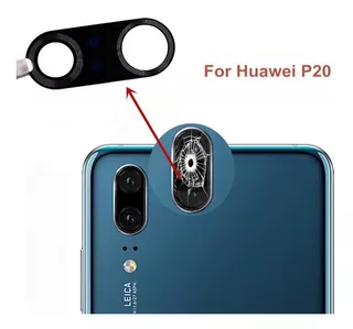 Lente Vidrio De Camara Trasera Huawei P20 Repuesto Luna