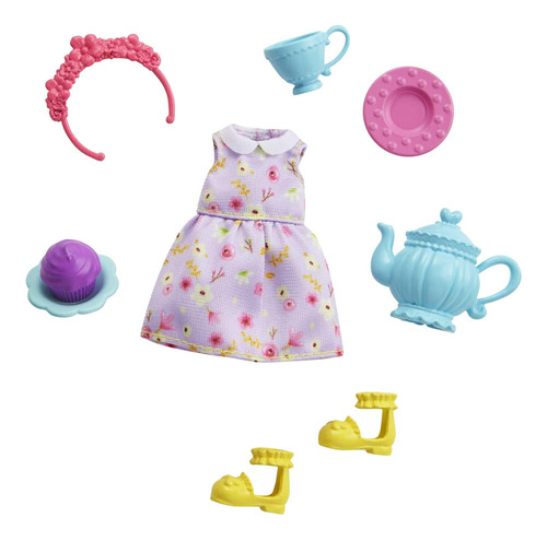 Barbie Chelsea Tea Party - Paquete De Accesorios Temáticos