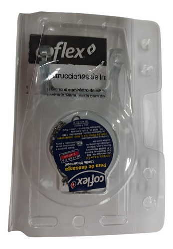 Pera De Descarga 2 P/ Sanitario Coflex Transparente (sapo)