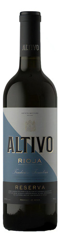 Vinho Espanhol Altivo Rioja Reserva 750ml