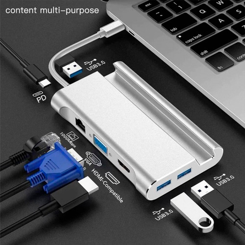 Hub Docking Type-c To Hdtv 7in1 Adapter L-1037