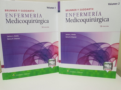 Enfermería Medicoquirúrgica Brunner 2 Tomos 14 Edición 