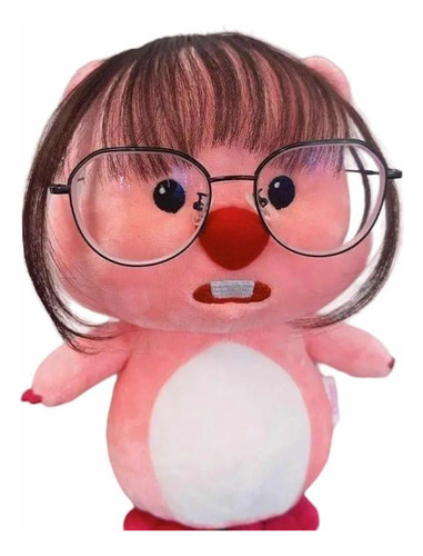 Loopy El Castor Peluche + Peluca + Con Gafas 30cm