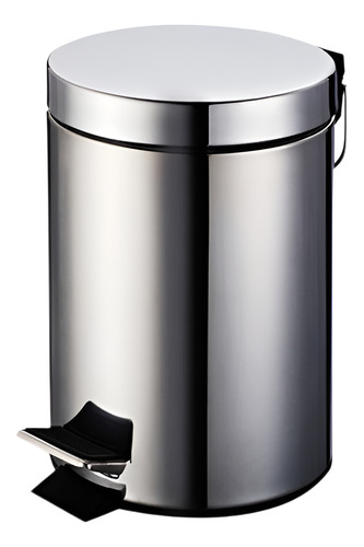 Papelero Basurero De Acero Inoxidable 3lts Taumm