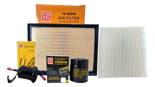 Kit Filtros Toyota Hilux 2017-2020 Aire Aceite Cabina Gasoli