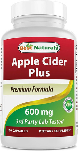Best Naturals | Apple Cider Plus | 600mg | 120 Capsules