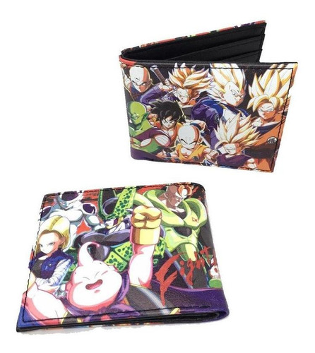 Cartera Dragon Ball Guerreros Z 2-caras