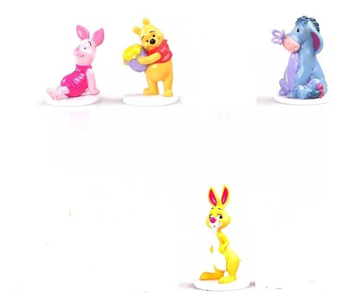 Set Mini Figuras Colección Decoración Winnie The Pooh