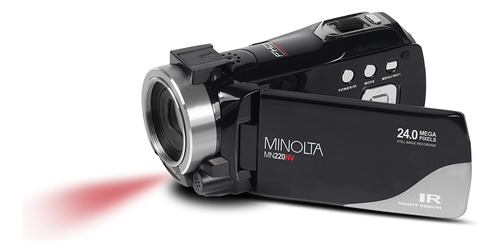 Minolta Mn220nv 1080p Full Hd 24mp Vision Videocámara Con Ta