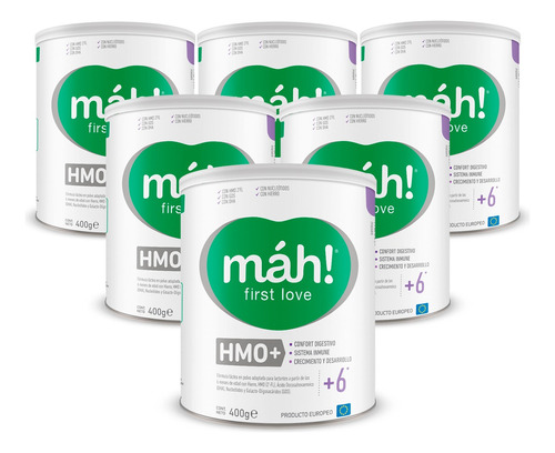 Fórmula Infantil Máh! +6 Meses Hmo+ 2400g (6 Latas)