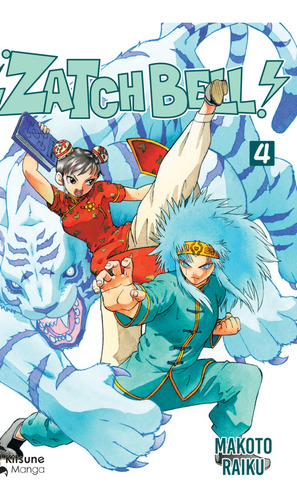 Zatch Bell 4, De Raiku, Makoto. Editorial Kitsune Books En Español