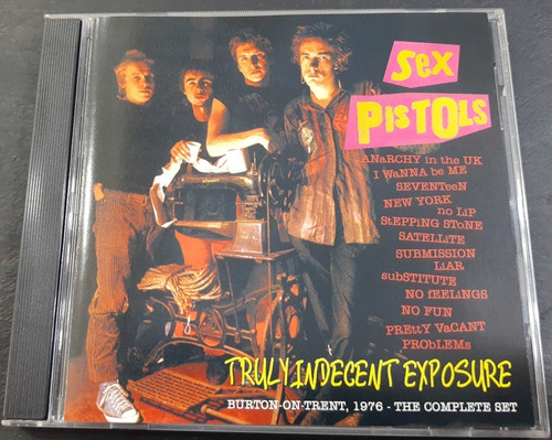 Sex Pistols - Truly Indecent Exposure Cd Uk 76 The Clash Gbh