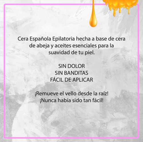 Cera Española Triana Wax + Aplicadores + Gel Post Epilatorio