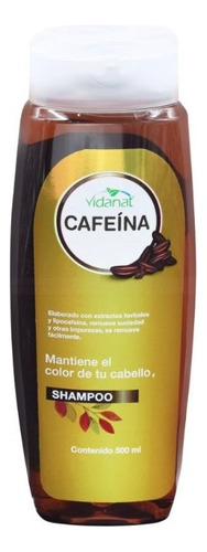 Shampoo De Cafeína 500 Ml Vidanat