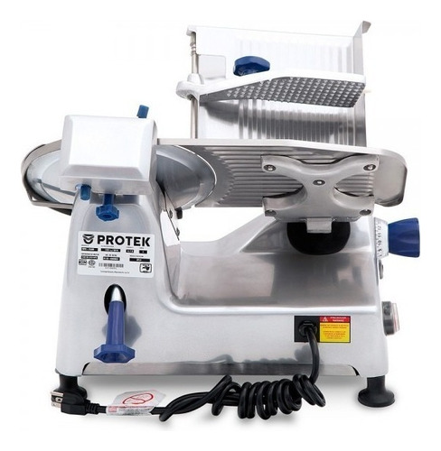 Rebanadora Carnes Frías 250mm Protek Rpk250b Color Gris