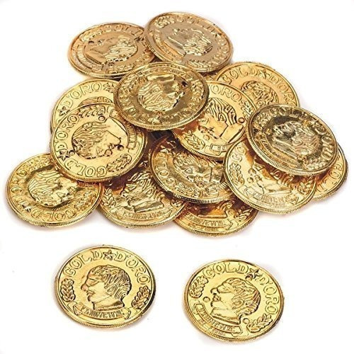 Us Toy Plastic Monedas De Oro