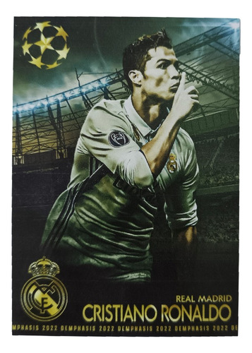 Carta Cristiano Ronaldo Vkmr Edition Custom 2022 Real Madrid