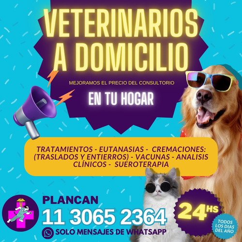 Veterinario A A Domicilio,eutanasia,zonas,oeste,sur,capital