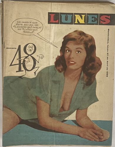 Lunes Nº 48 Revista De Humor Uruguayo 1959 Ex02