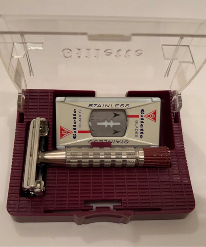 Aparelho De Barbear Gillette Redtip De Coleção