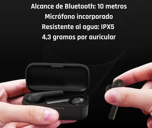 Auricular Bluetooth Gaming Tws T5 Negro Qcy By Xiaomi Negro