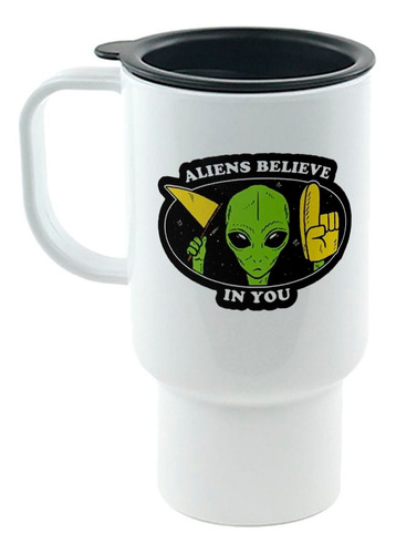 Jarro Termico Aliens Believe In You