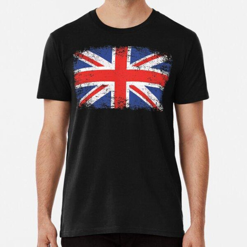 Remera Diseño De Pincel De Bandera De Inglaterra Algodon Pre