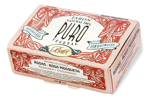 Jabón Sólido Vegetal Rosa Mosqueta Y Rosas Boti-k Puro 85gr