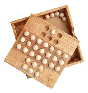 Juego De Mesa De Solitario De Madera Toyandona De Madera Jdm Juego De Mesa De Solitario De Madera Toyandona De Madera Jdm