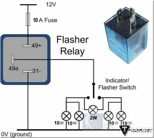 Relay Intermitente Flasher Electronico 12v 21w Isuzu 4-bulb 