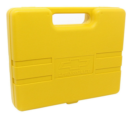 Kit Jogo De Ferramentas Com Maleta 18 Peças - Chevrolet Cor Amarelo